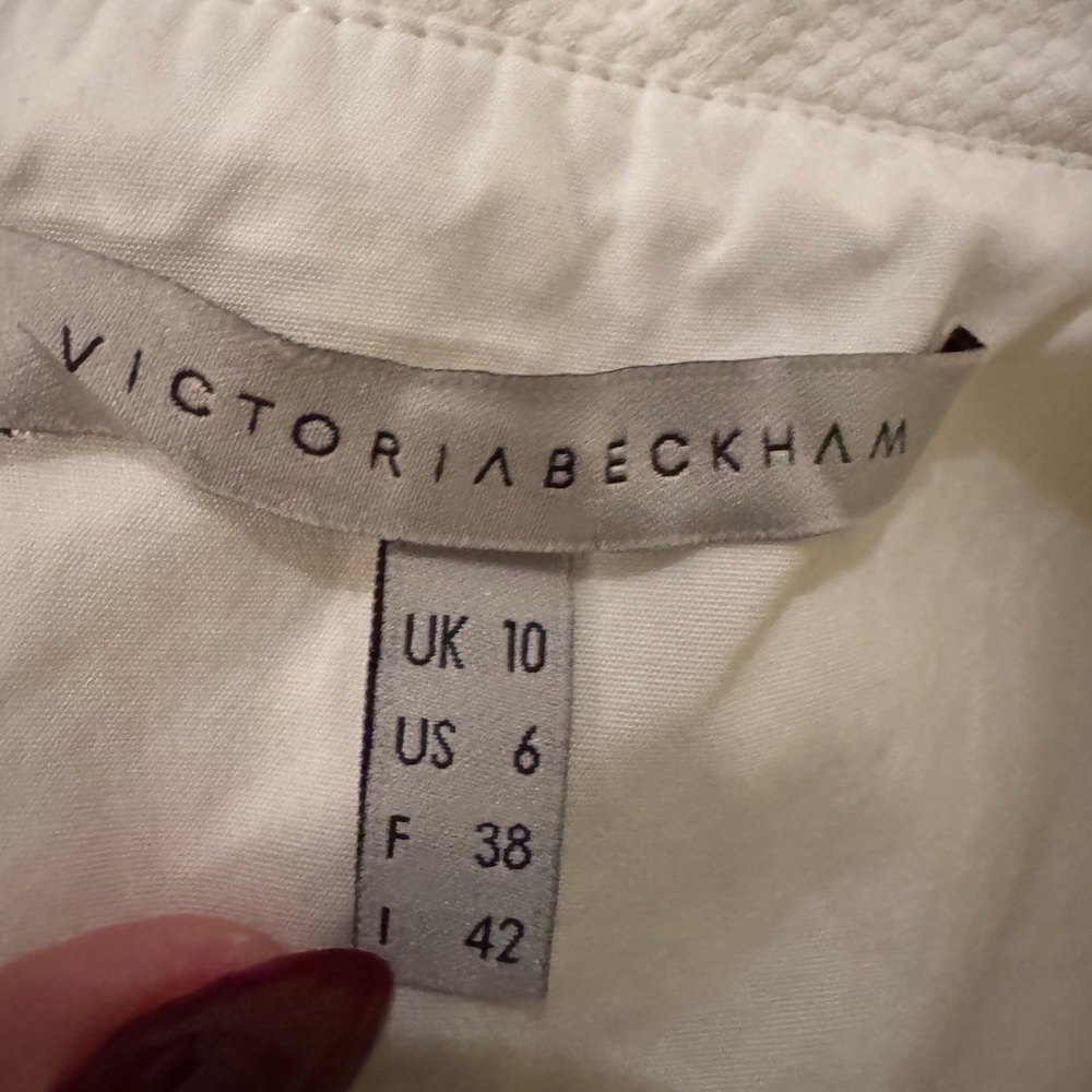 Victoria Beckham Yellow Sleeveless Sheath Dress US 6 UK 10 Summer Cocktail Party - Picture 5 of 16